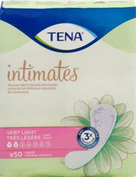 Tena Intimates Very Light Long Liners, 50 ct