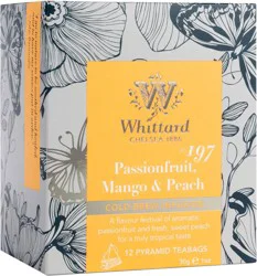 Whittard Passionfruit, Mango & Peach Cold Brew Teabags