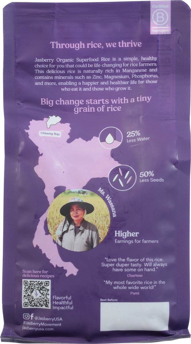 slide 4 of 9, Jasberry Superfood Organic Rice 15 oz, 15.