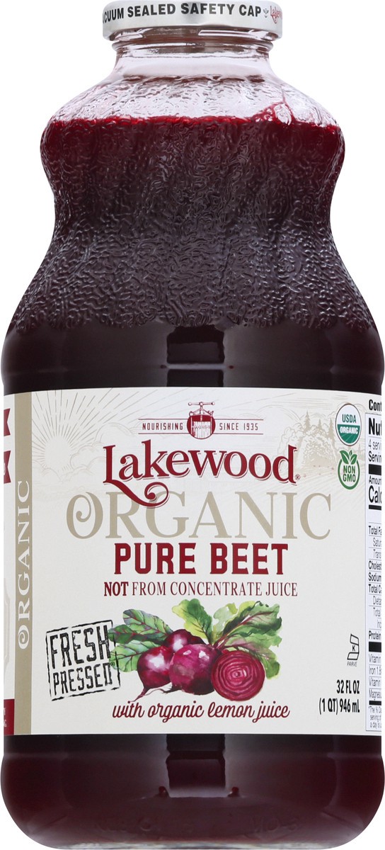 slide 4 of 9, Lakewood Organic Pure Beet Juice 32 oz, 32 oz