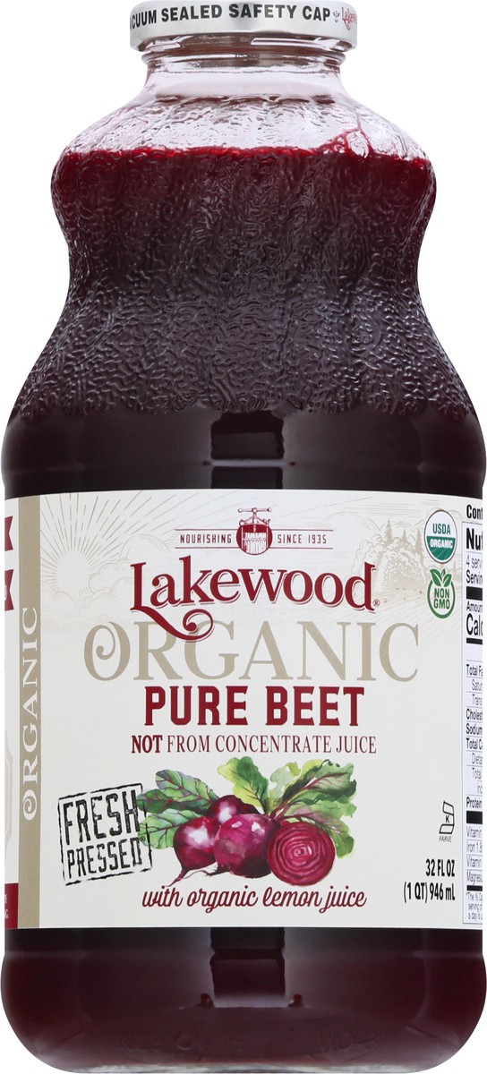 slide 1 of 9, Lakewood Organic Pure Beet Juice 32 oz, 32 oz