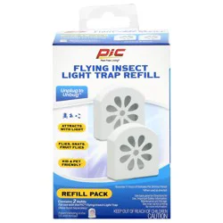 PIC Flying Insect Light Trap Refill Pack - 2 ct