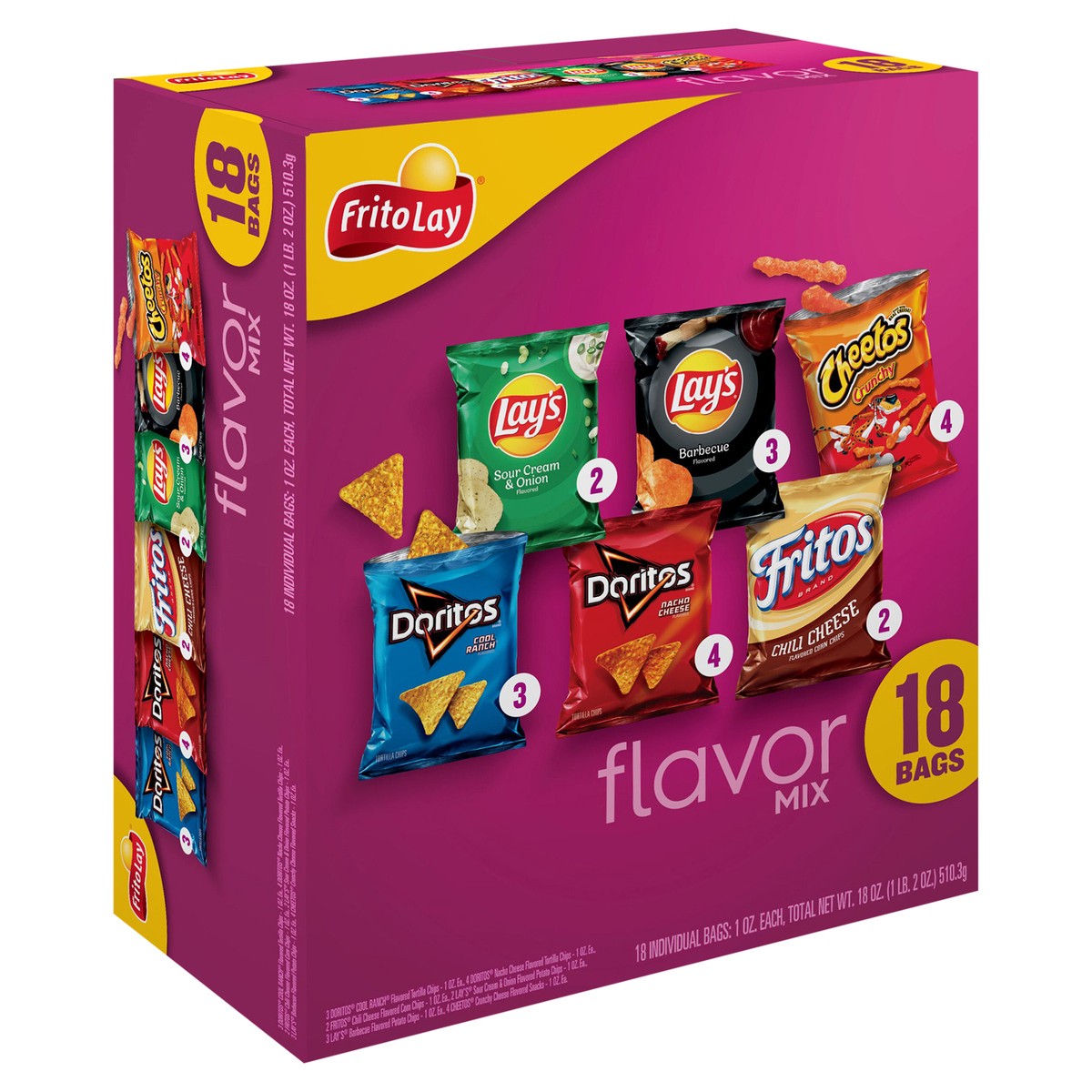 slide 8 of 11, Frito-Lay Flavor Mix, 18 ct