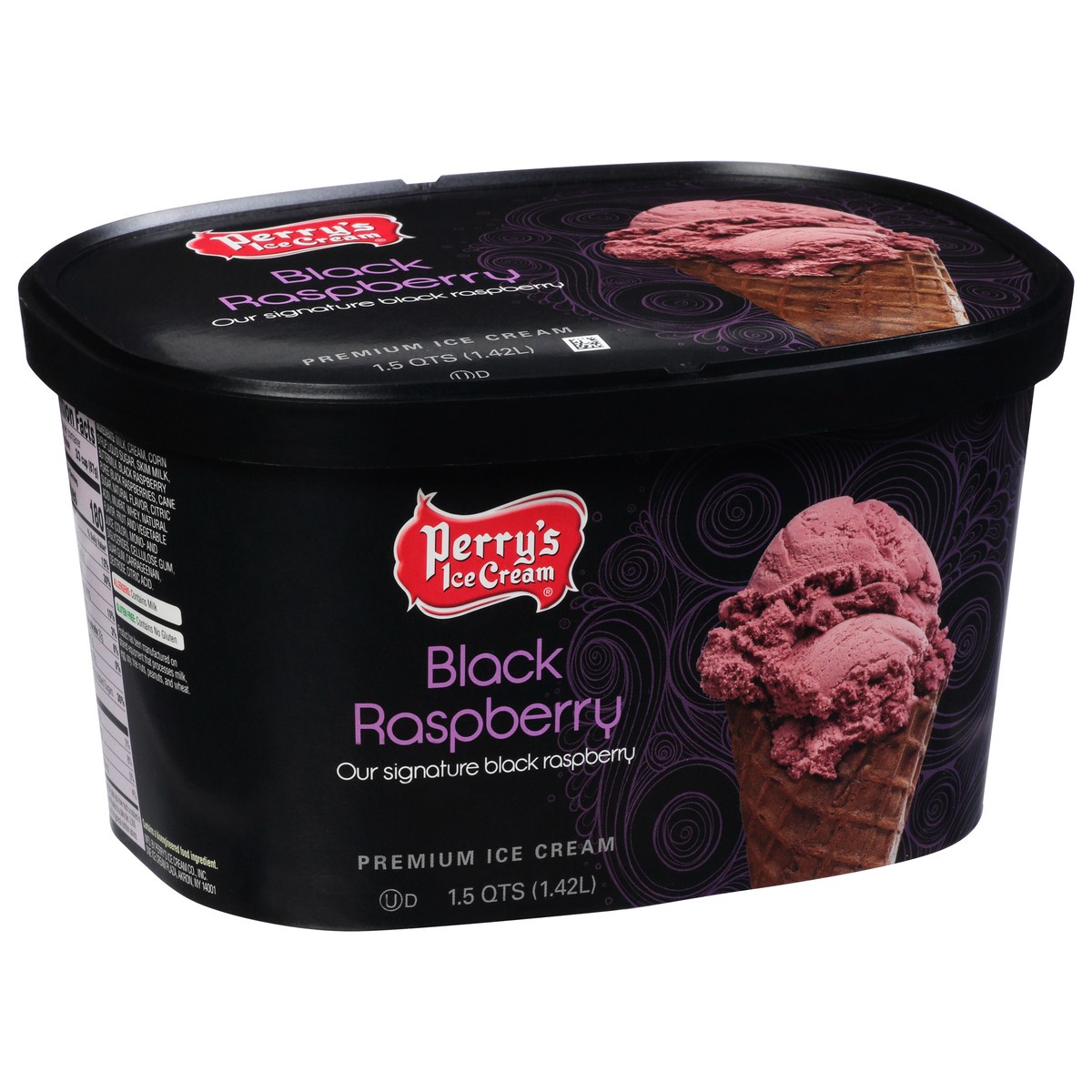 slide 5 of 9, Perry's Ice Cream Premium Black Raspberry Ice Cream 1.5 qt, 1.5 qt