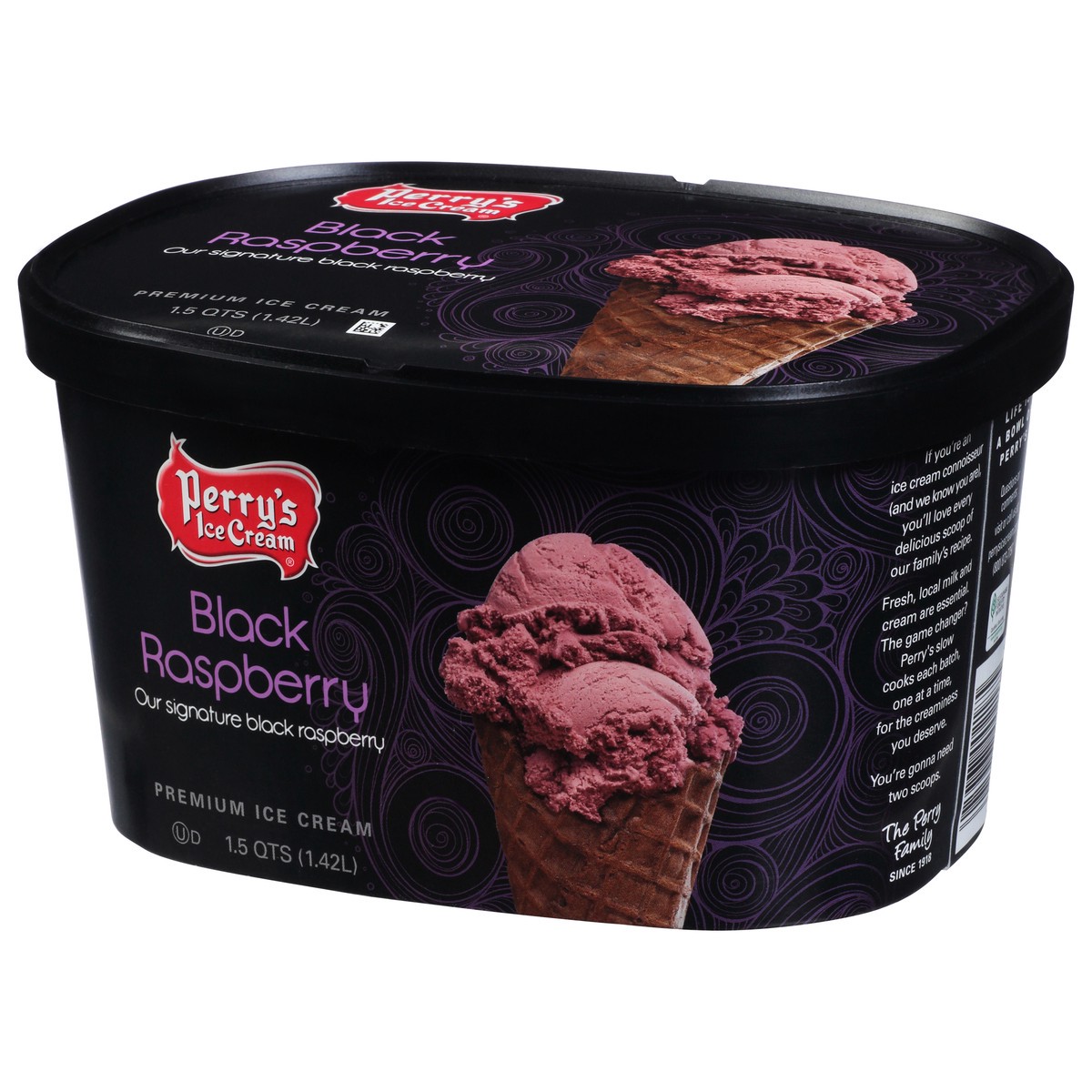 slide 3 of 9, Perry's Ice Cream Premium Black Raspberry Ice Cream 1.5 qt, 1.5 qt