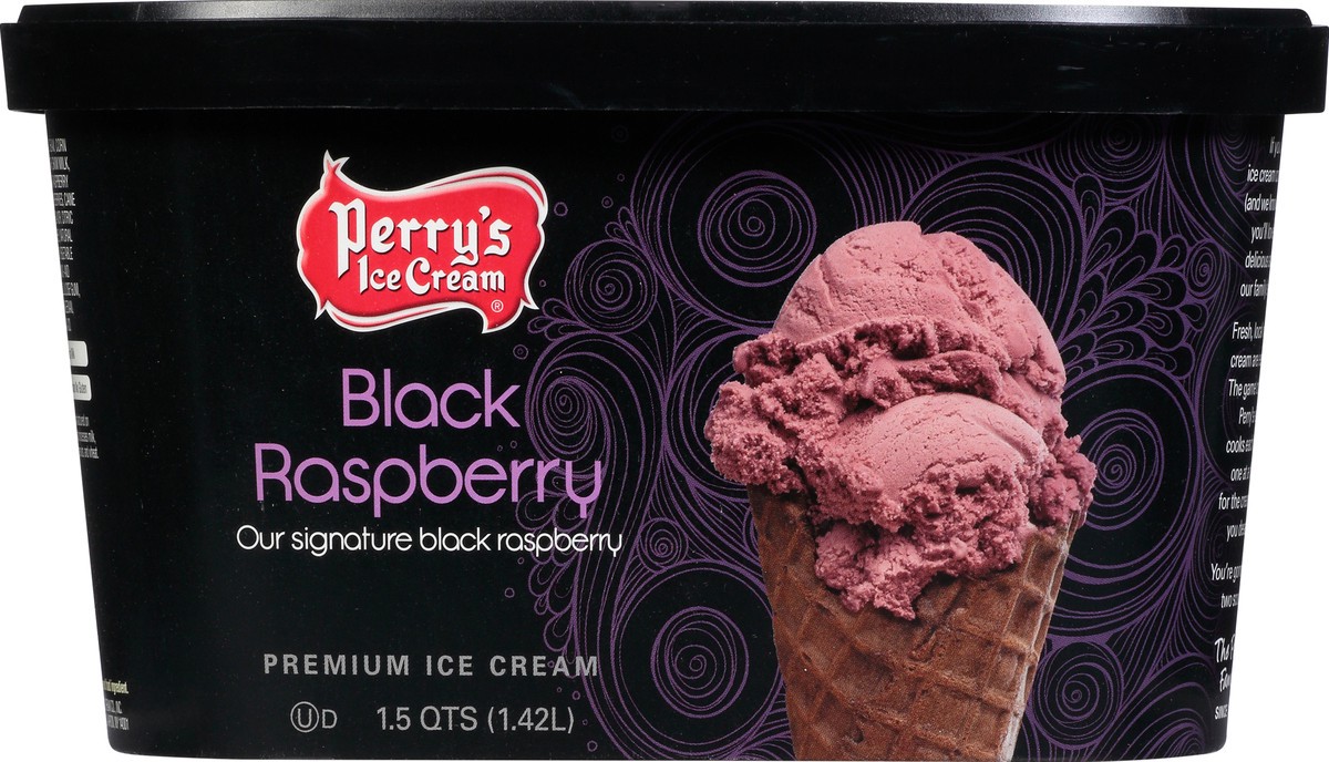 slide 2 of 9, Perry's Ice Cream Premium Black Raspberry Ice Cream 1.5 qt, 1.5 qt