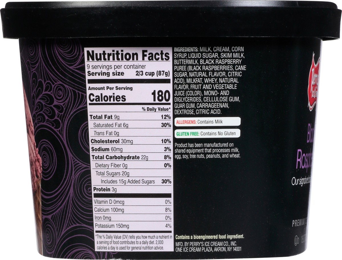 slide 8 of 9, Perry's Ice Cream Premium Black Raspberry Ice Cream 1.5 qt, 1.5 qt