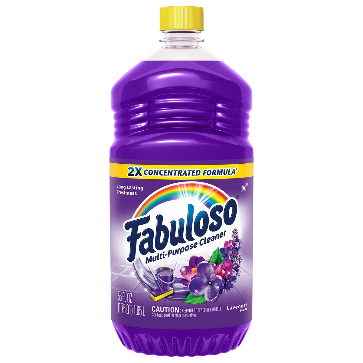 slide 1 of 10, Fabuloso Multi-Purpose Cleaner 2x Concentrated, Lavender - 56 fl oz, 56 fl oz