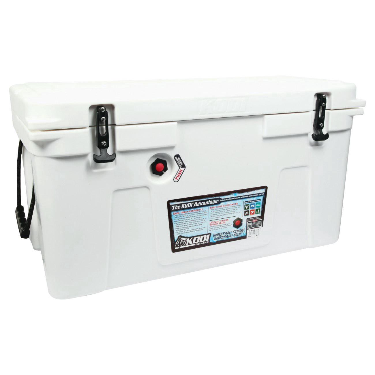 slide 1 of 1, KODI by H-E-B Performance Hard Side Cooler - White, 1 ct