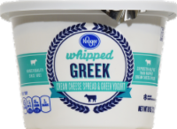 slide 1 of 1, Kroger Greek Whipped Cream Cheese Spread, 8 oz