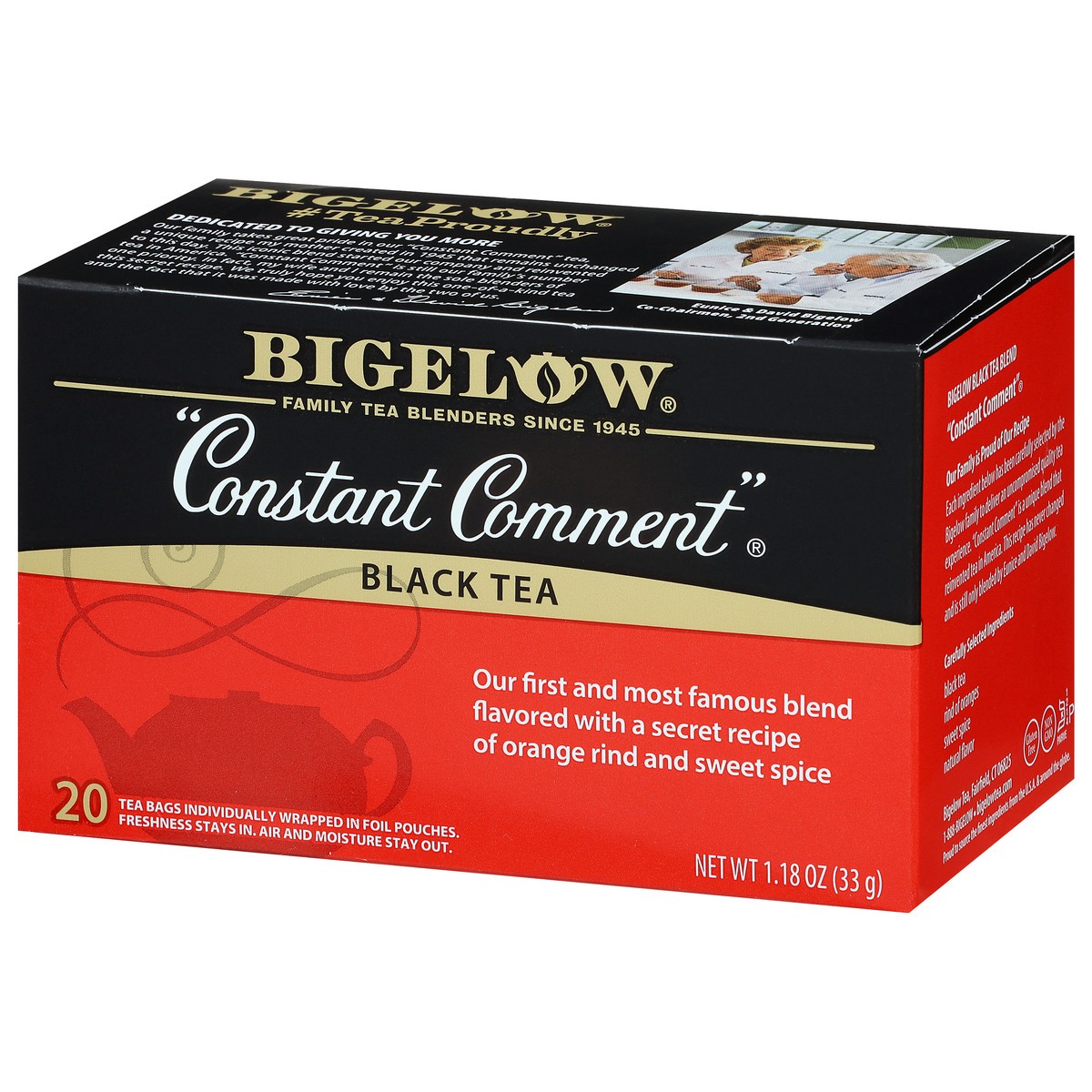 slide 4 of 9, Bigelow Constant Comment Black Tea, 20 ct; 1.18 oz
