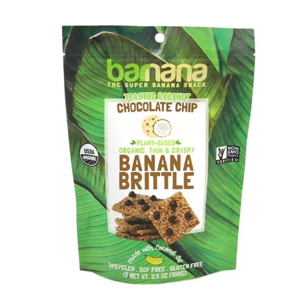 slide 1 of 2, Barnana Organic Crunchy The Original Toasted Coconut Banana Brittle Snack, 3.5 oz