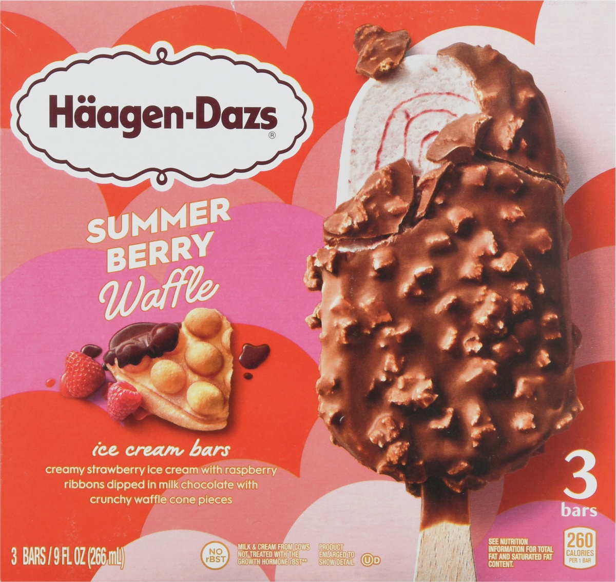 slide 3 of 10, Häagen-Dazs Ruby Cacao Ice Cream Bars, 3 ct