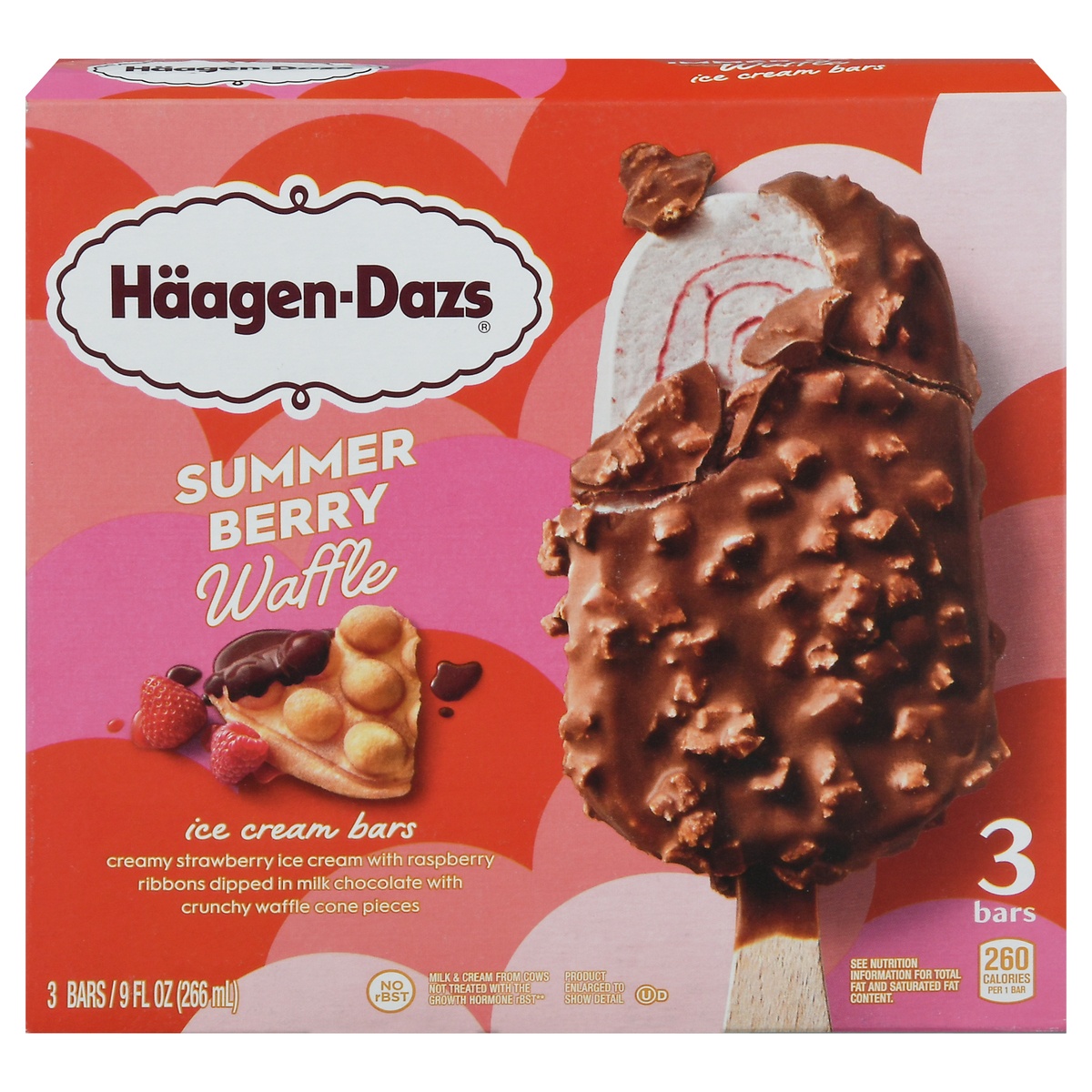 slide 1 of 10, Häagen-Dazs Ruby Cacao Ice Cream Bars, 3 ct