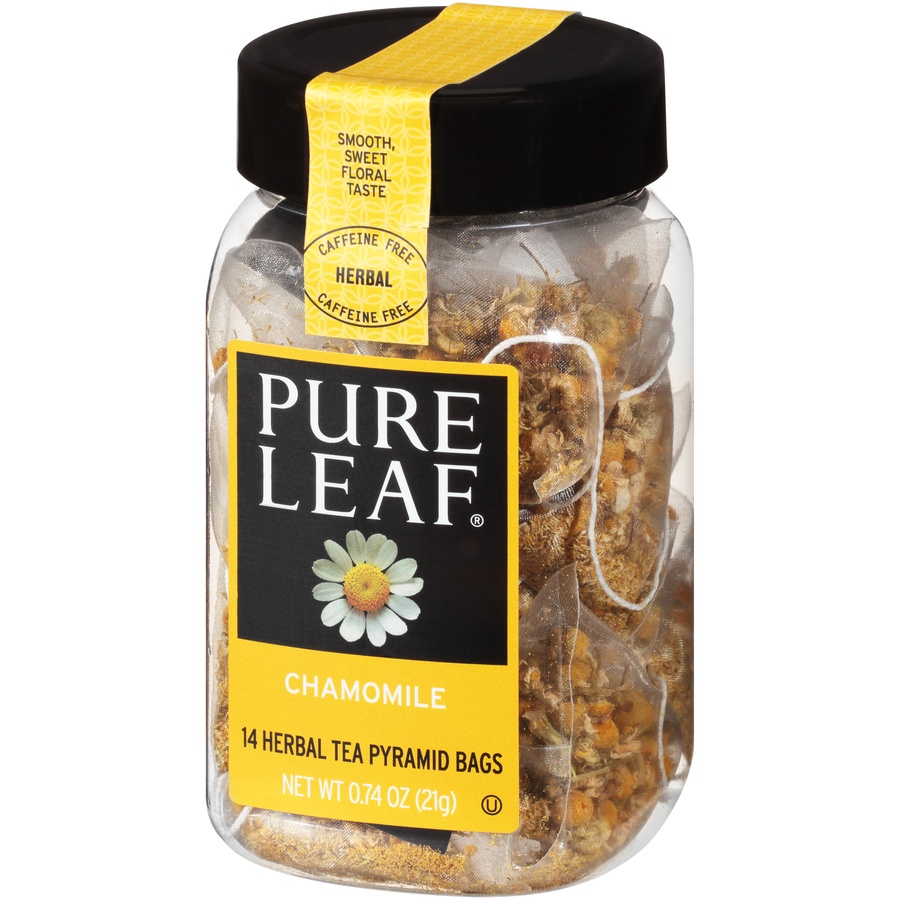 slide 3 of 7, Pure Leaf Chamomile Herbal Tea Bags, 14 ct