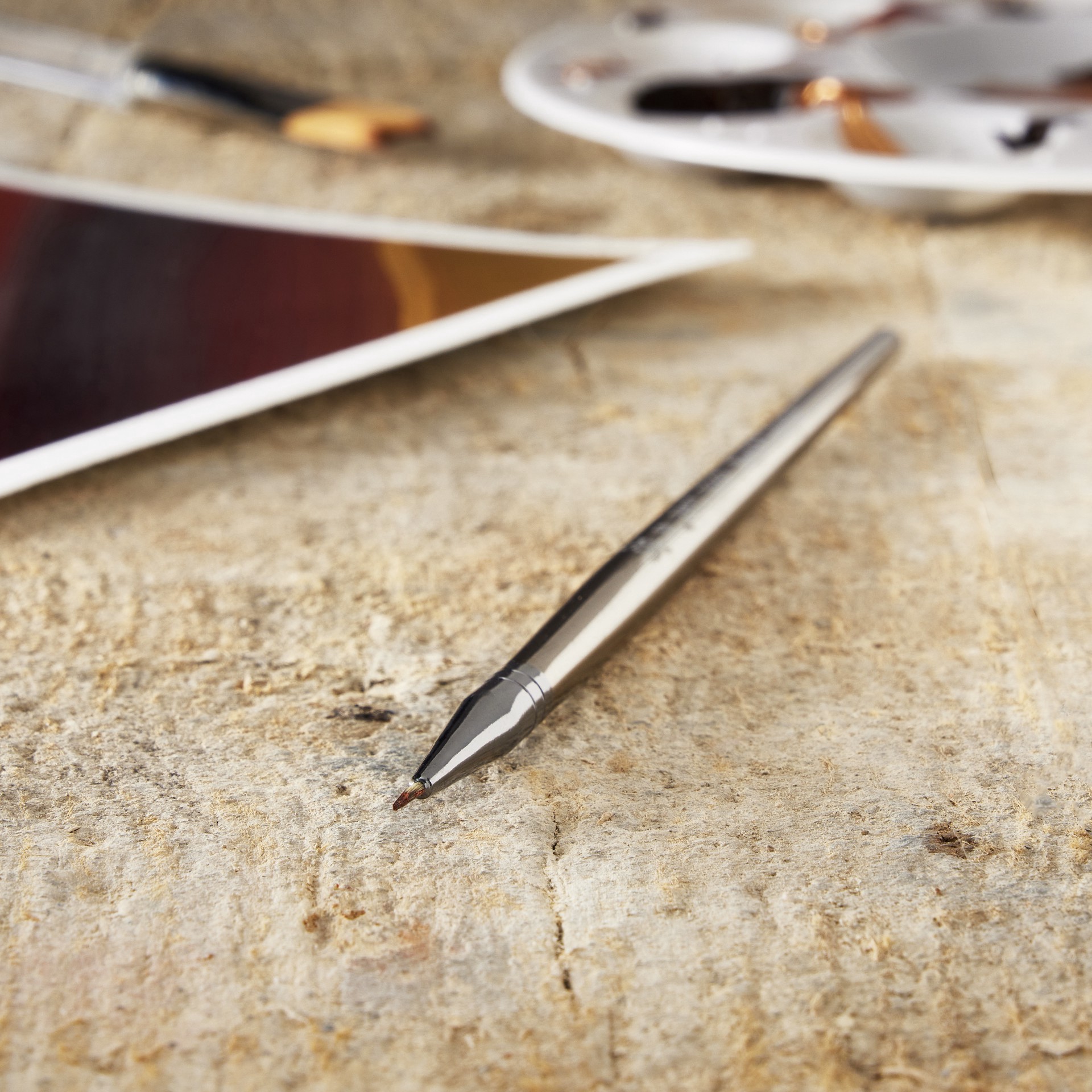 slide 2 of 2, Royal & Langnickel Zen Series 93 Short Handle Spotter Brush, 5/0