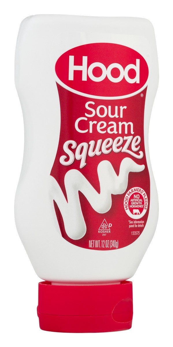 slide 3 of 11, Hood Sour Cream Squeeze, 12 oz, 12 oz