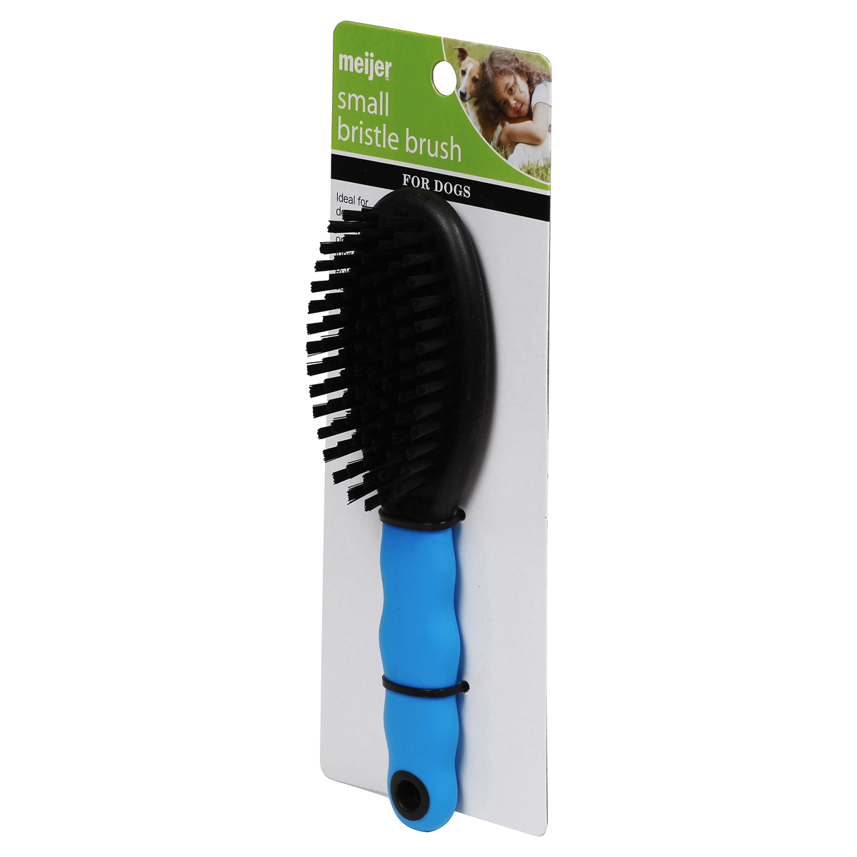 slide 2 of 4, Meijer Small Bristle Dog Brush, 1 ct