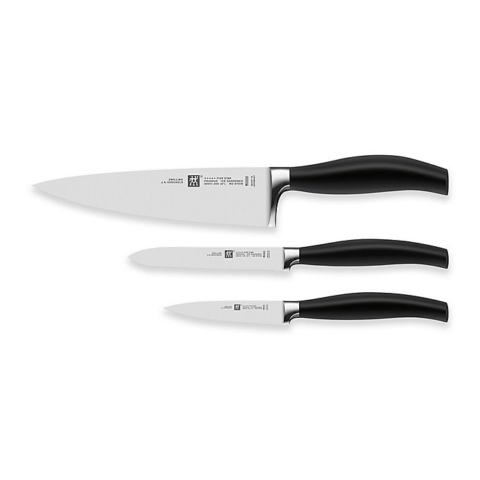 slide 1 of 1, Zwilling J.A Henckels Five Star Starter Knife Set, 3 ct