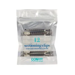 Conair Metal Styling Clips Value Pack - 12 pc