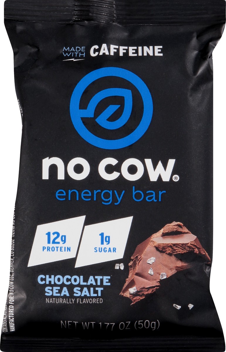 slide 7 of 13, No Cow Chocolate Sea Salt Energy Bar 1.77 oz, 1.77 oz