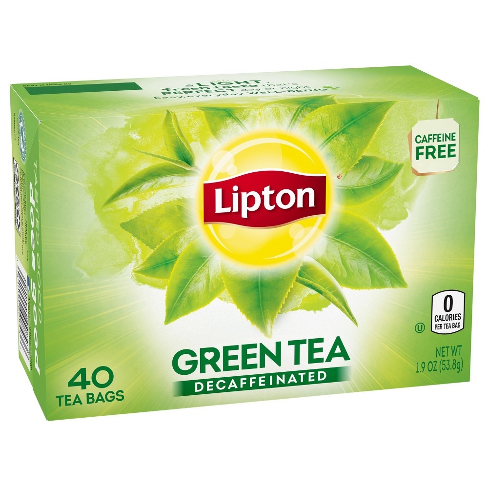 slide 16 of 18, Lipton Decaffeinated Green Tea, 40 ct