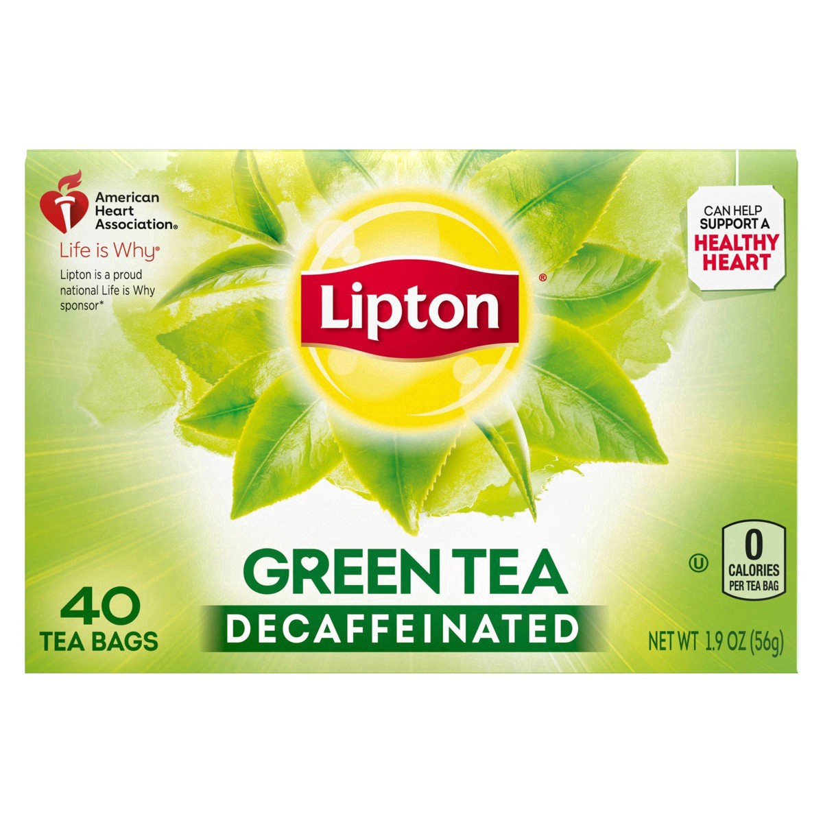 slide 25 of 61, Lipton Green Tea 40 ea, 40 ct