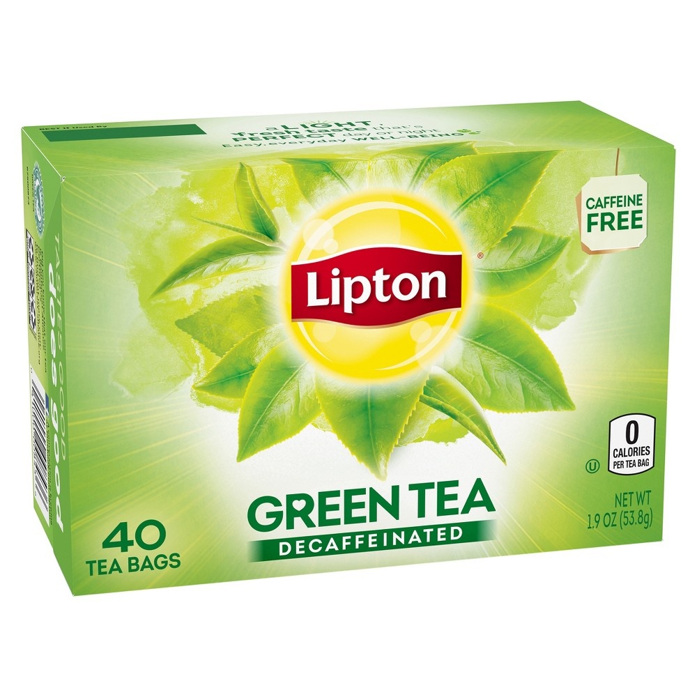 slide 11 of 18, Lipton Decaffeinated Green Tea, 40 ct