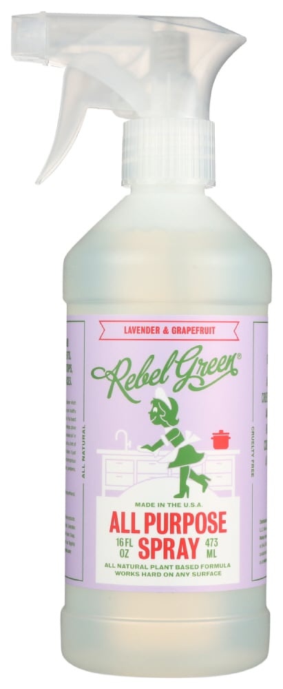 slide 1 of 1, Rebel Green Lavender & Grapefruit All Purpose Spray, 16 oz