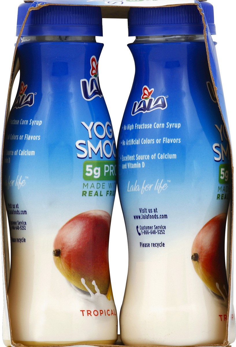 slide 4 of 5, LALA Yogurt Smoothie 4 ea, 4 ct; 7 fl oz