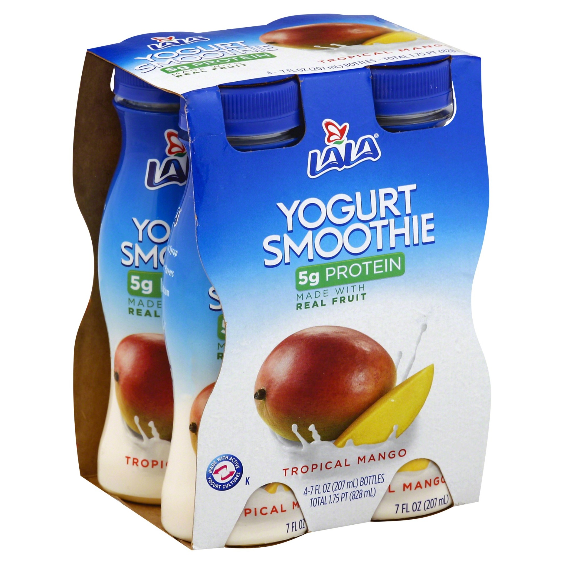 slide 1 of 1, LALA Yogurt Smoothie 4 ea, 4 ct; 7 fl oz