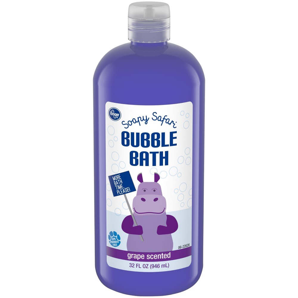 slide 2 of 2, Kroger Soapy Safari Grape Scented Bubble Bath, 32 fl oz