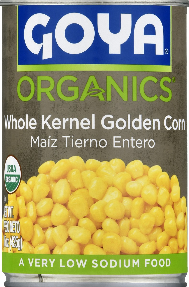 slide 7 of 12, Goya Organics Whole Kernel Golden Corn 15 oz, 15 oz