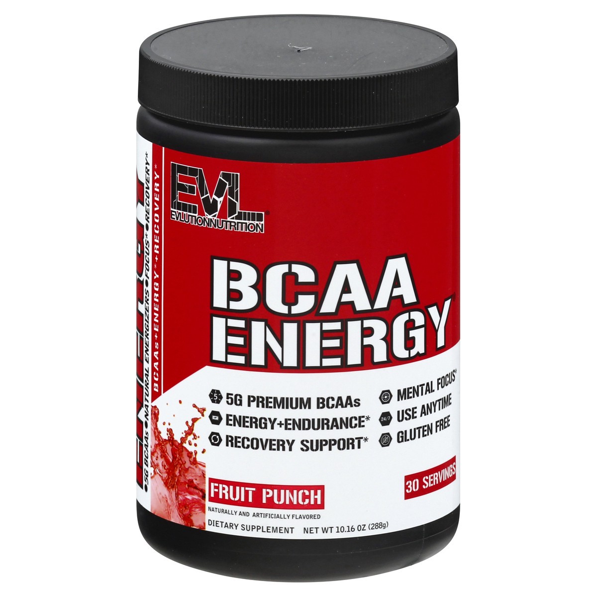 slide 2 of 9, Evlution Nutrition Fruit Punch BCAA Energy Powder 10.16 oz, 10.16 oz