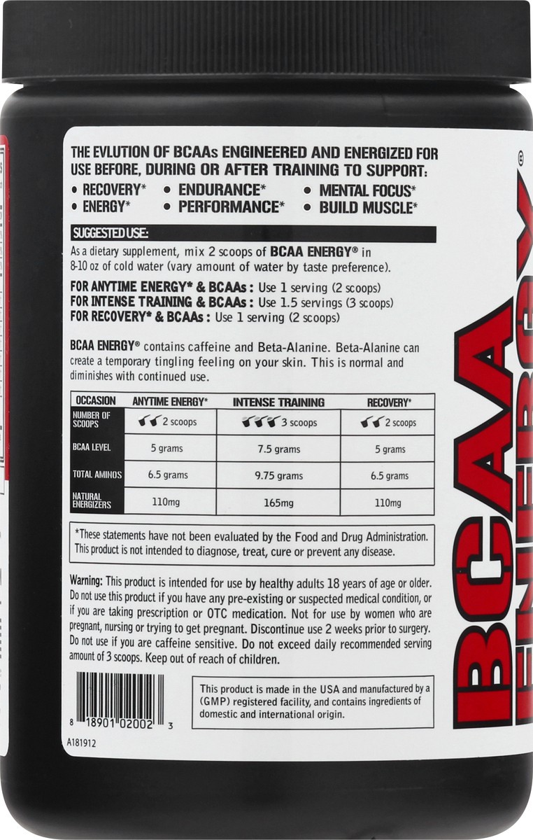 slide 6 of 9, Evlution Nutrition Fruit Punch BCAA Energy Powder 10.16 oz, 10.16 oz