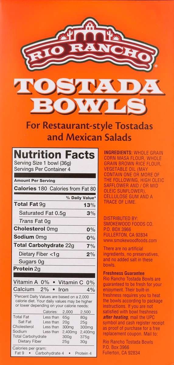 slide 7 of 9, Rio Rancho Six-Inch Bowls Tostada Bowls 4 ea, 4 ct