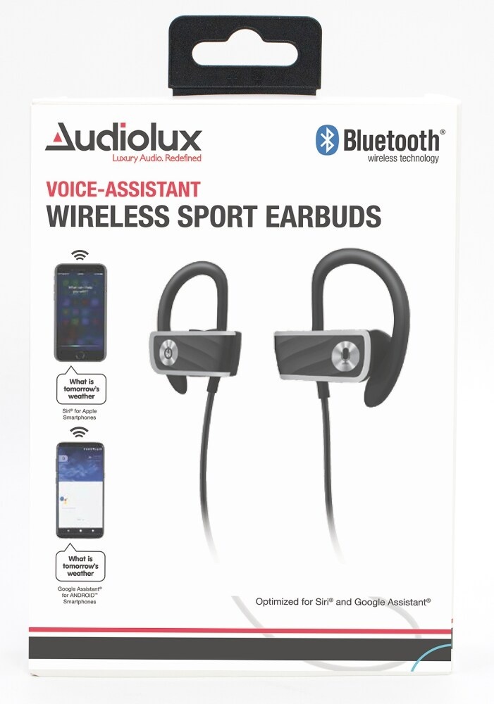 slide 1 of 1, Audiolux Bluetooth Sports Earbuds, 1 ct