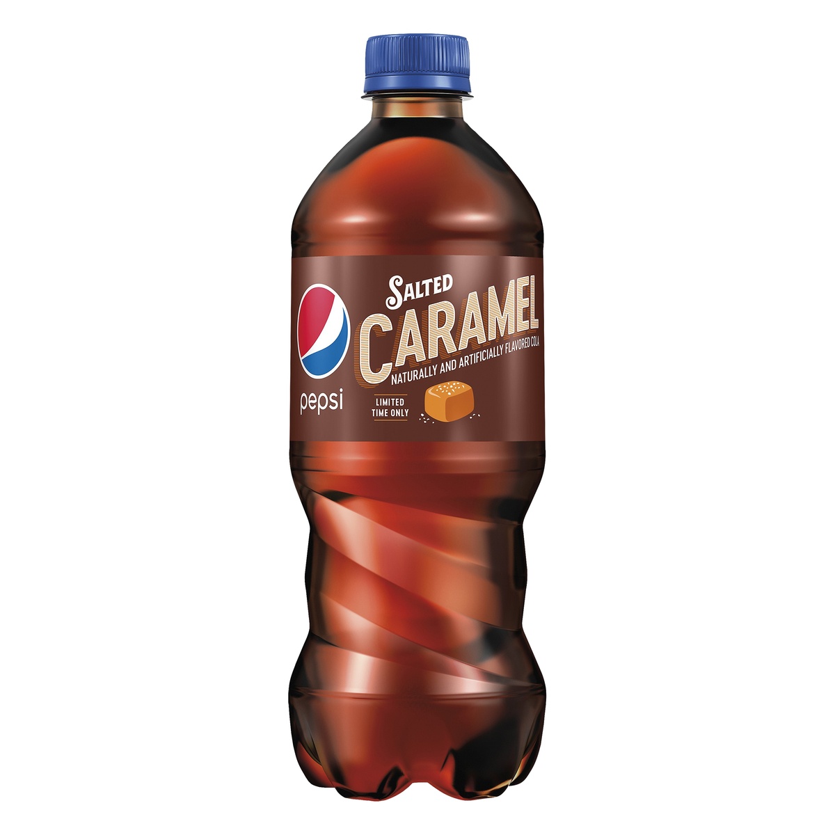 slide 1 of 1, Pepsi Salted Caramel Bottle, 20 fl oz