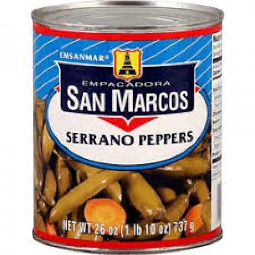 slide 1 of 1, San Marcos Serrano Pepper, 26 oz