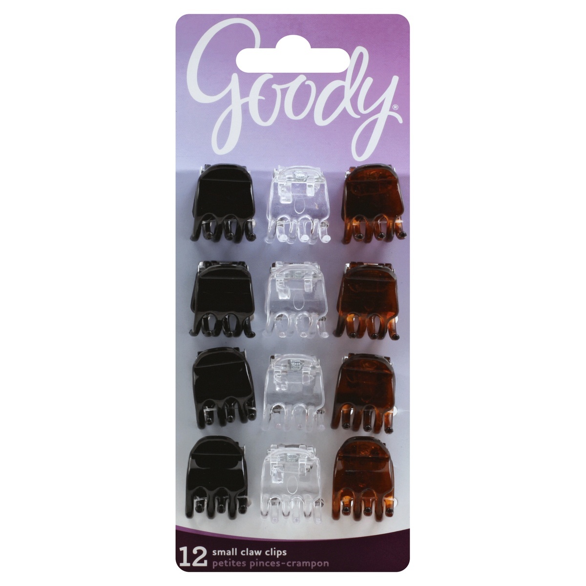 slide 1 of 1, Goody Slideproof Small Claw Clips 12 ea, 12 ct