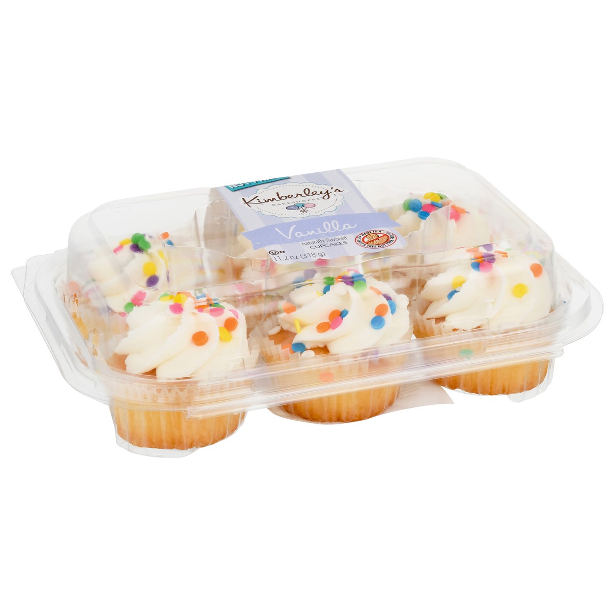 slide 13 of 14, Kimberley's Bakeshoppe Bakeshoppe Vanilla Cupcakes 11.2 oz, 11.2 oz