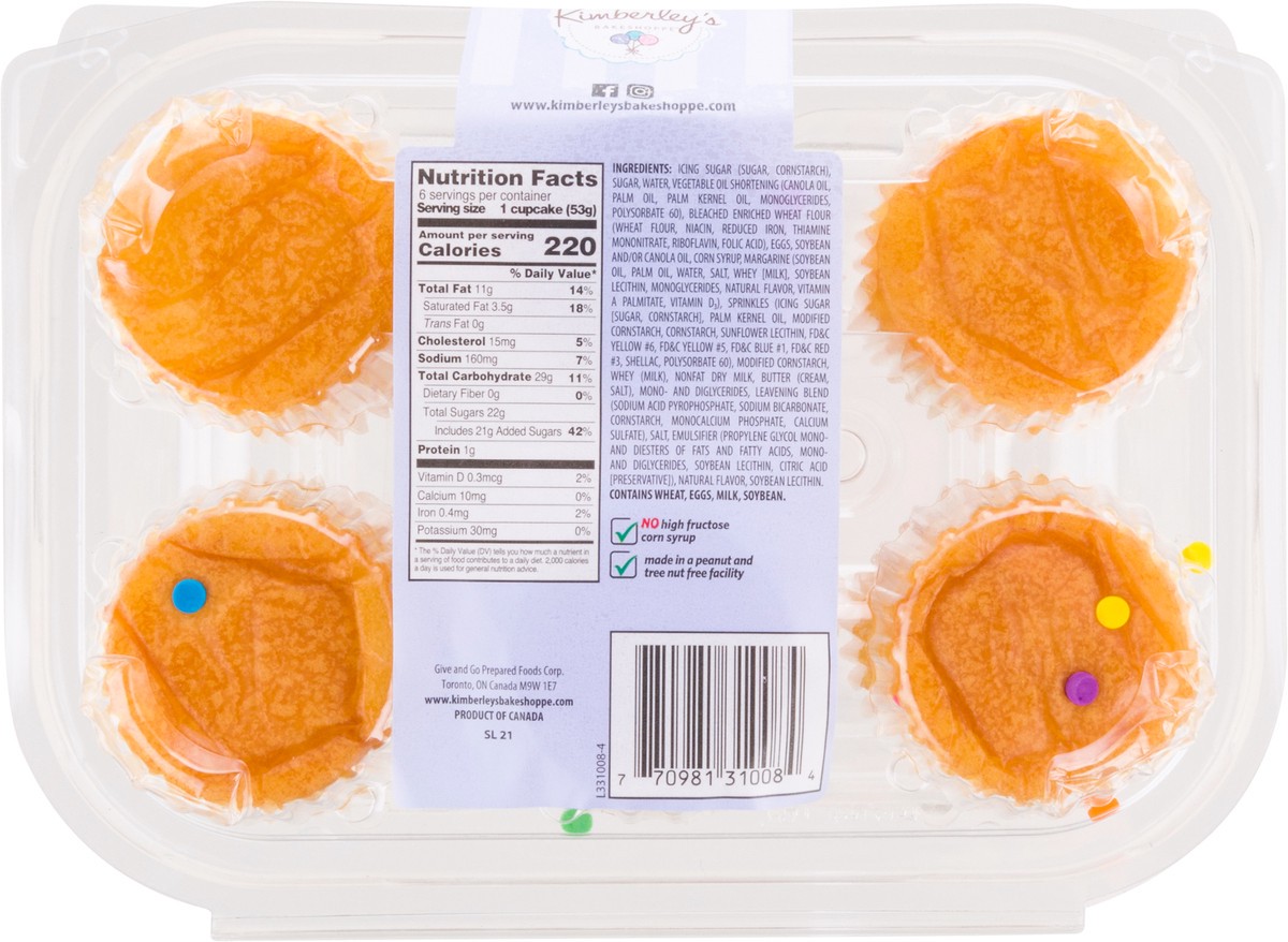 slide 8 of 14, Kimberley's Bakeshoppe Bakeshoppe Vanilla Cupcakes 11.2 oz, 11.2 oz