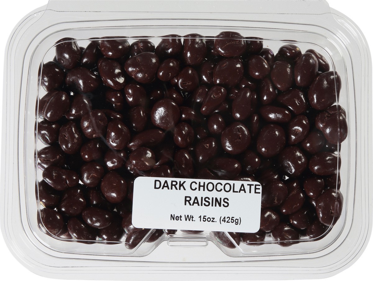 slide 7 of 12, JLM Manufacturing Dark Chocolate Raisins 15 oz, 15 oz