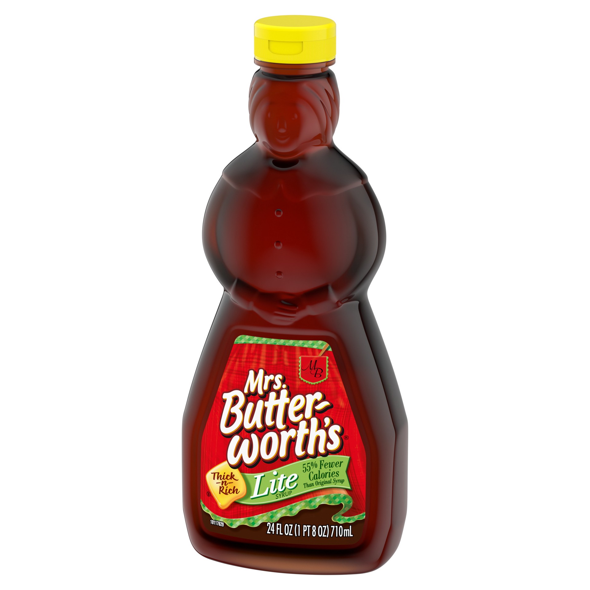 slide 2 of 5, Mrs. Butterworth's Lite Thick and Rich Pancake Syrup, 24 Fl Oz Bottle, 24 fl oz