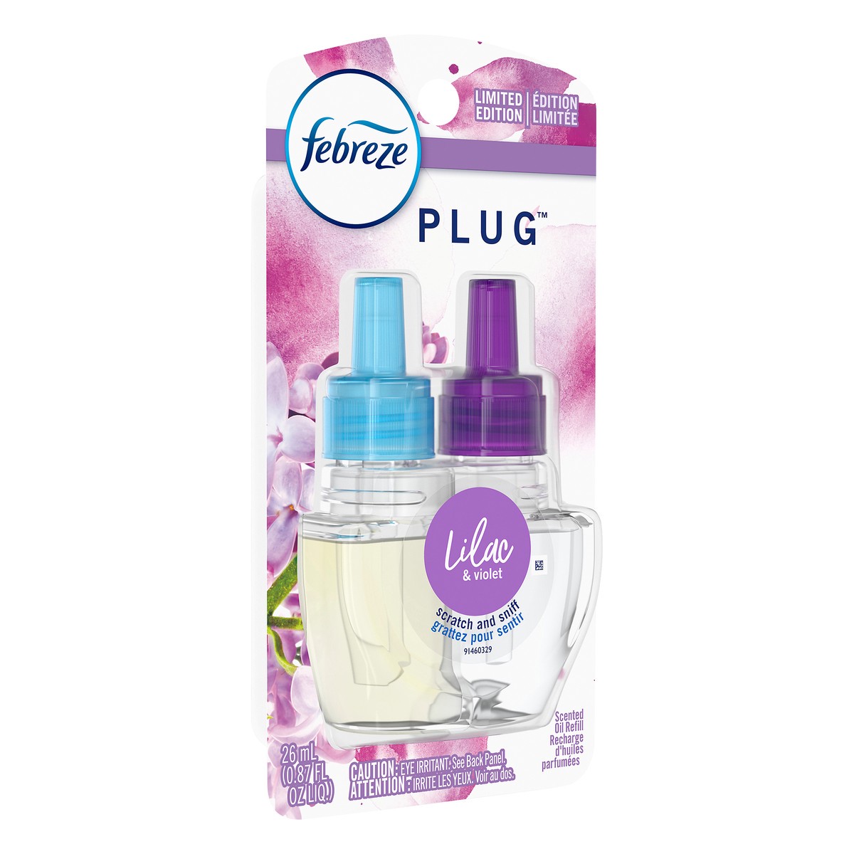 slide 6 of 12, Febreze Plug Lilac & Violet Scented Oil Refill 26 ml, 26 ml