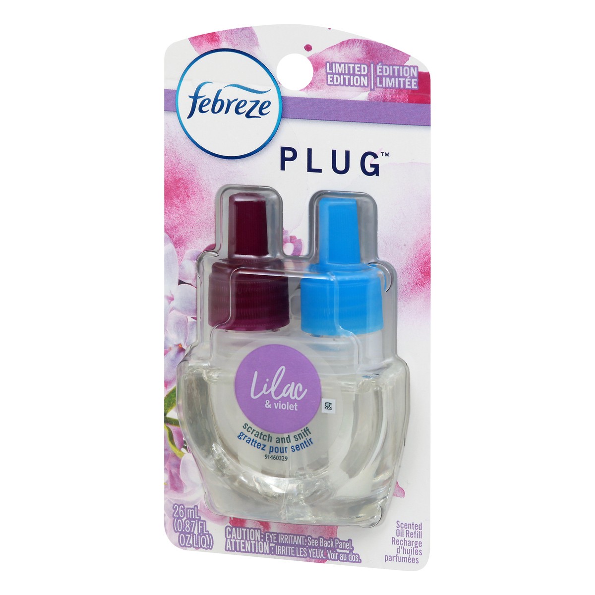 slide 7 of 12, Febreze Plug Lilac & Violet Scented Oil Refill 26 ml, 26 ml