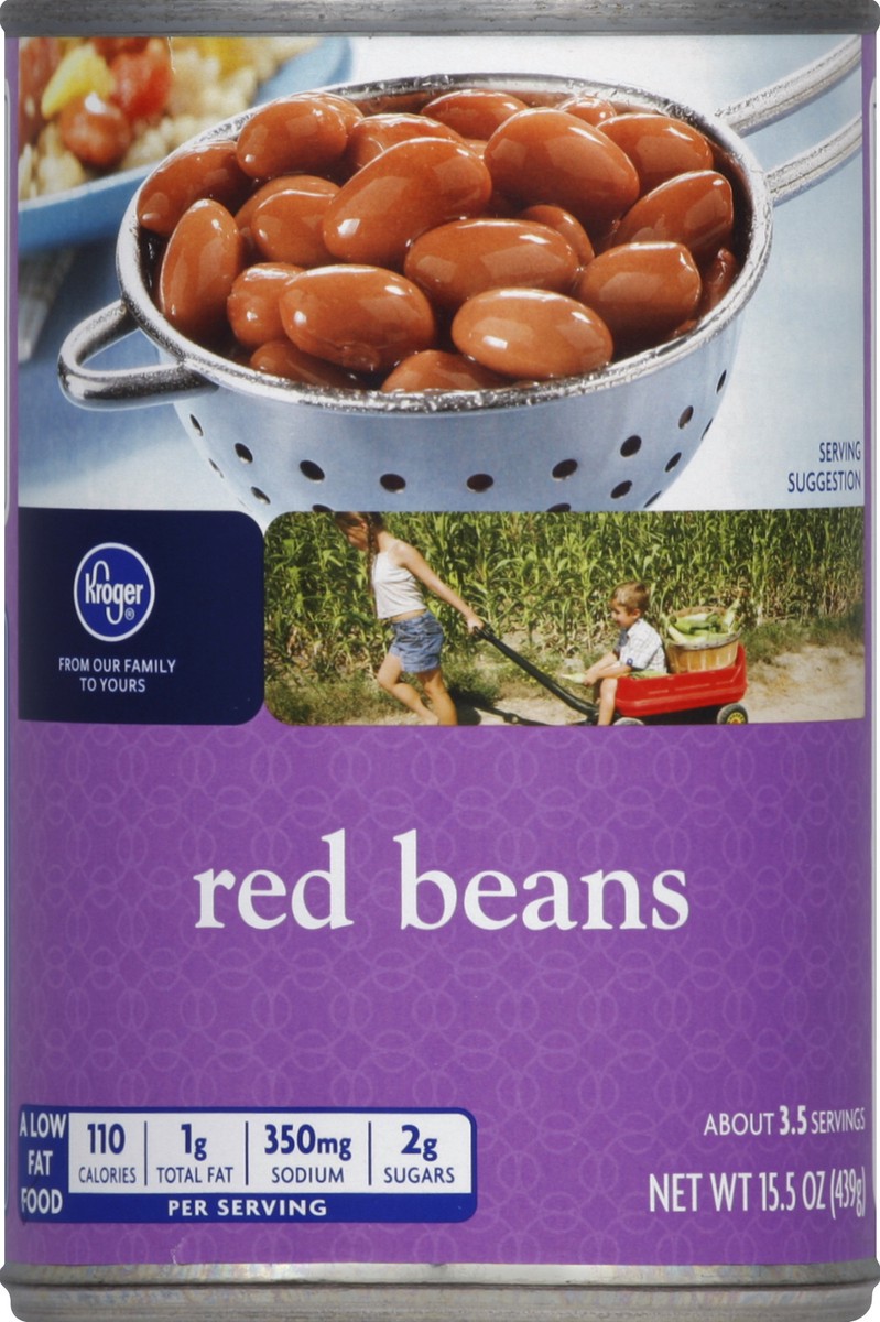 slide 5 of 6, Kroger Red Beans, 15.5 oz