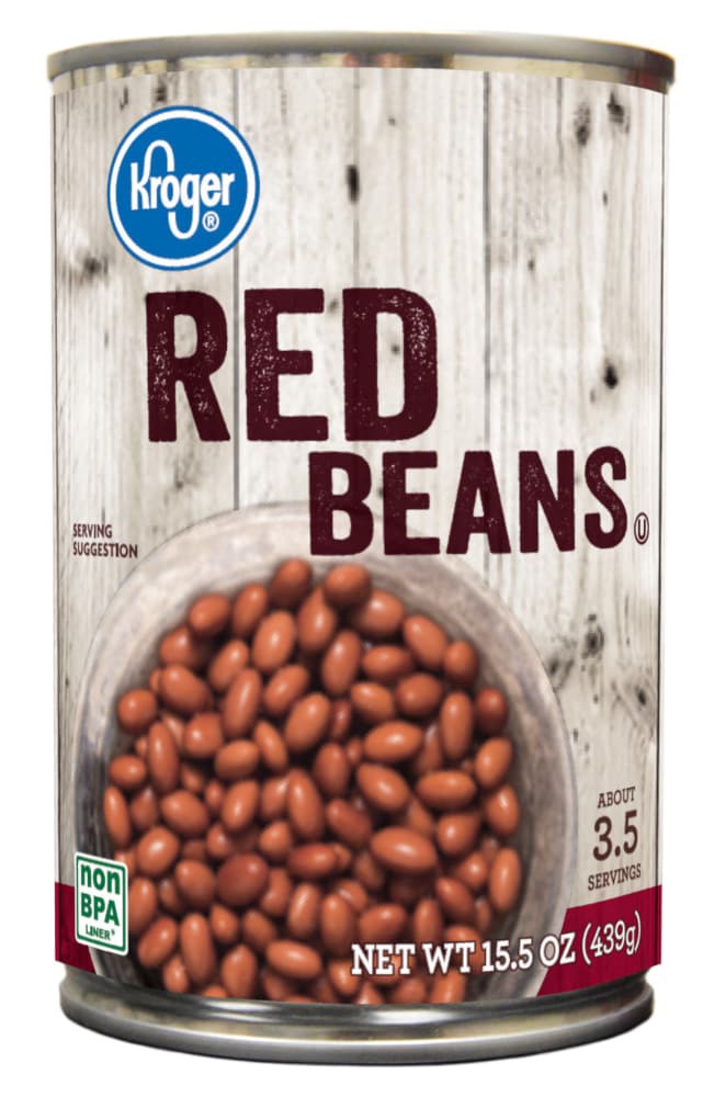 slide 1 of 6, Kroger Red Beans, 15.5 oz