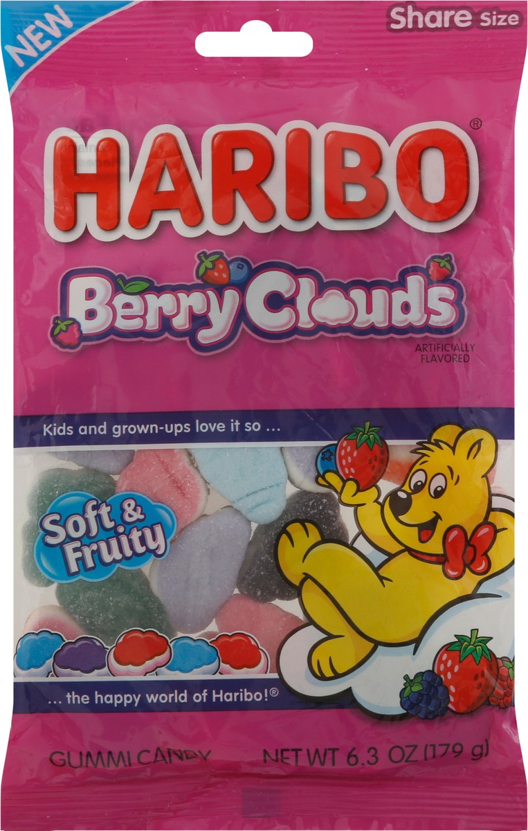slide 5 of 9, Haribo Berry Clouds, 6.3 oz