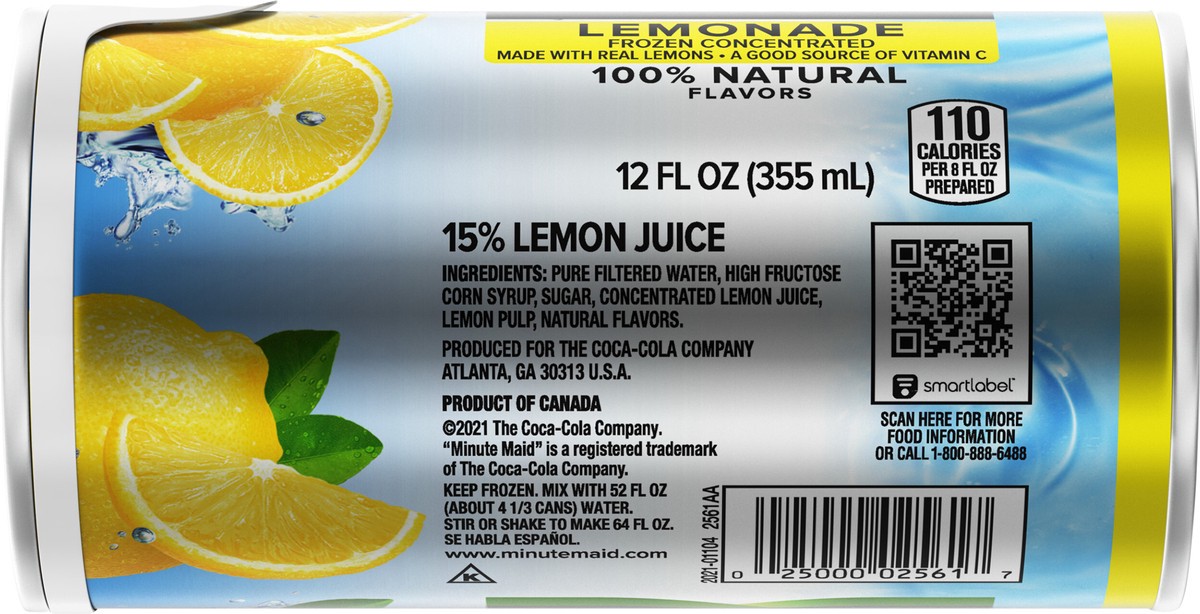 slide 4 of 7, Minute Maid Premium Lemonade Frozen Concentrate, 12 fl oz